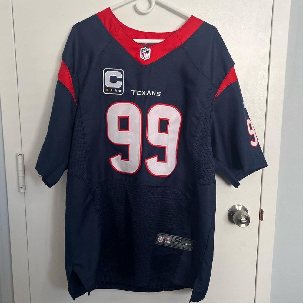 JJ Watt number 99 Texans jersey size 52 jersey=xxl